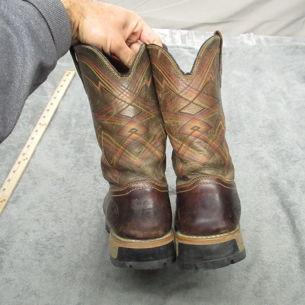 Irish Setter Work Boots Mens 10.5 D EH Marshall Rugged Western‎ Red Wing Pull On